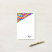 ポストイット ノーツ カラフル パズル (デスク上)