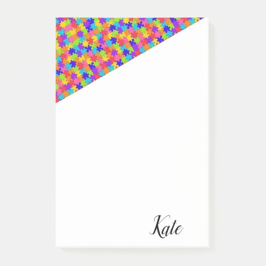 ポストイット ノーツ カラフル パズル (正面)