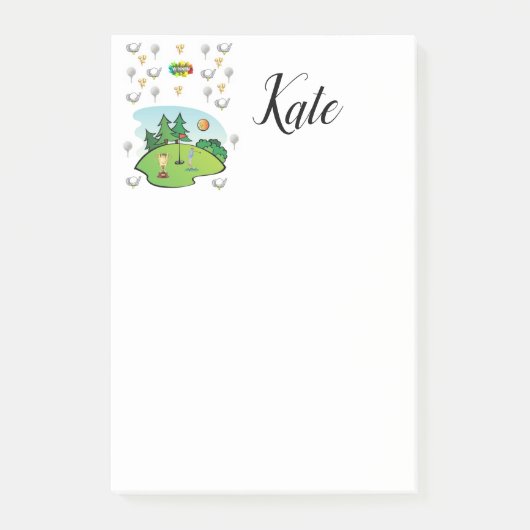 ポストイット ノーツ ゴルフ (正面)