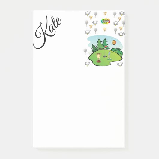 ポストイット ノーツ ゴルフ (正面)