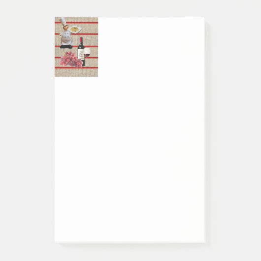 ポストイット ノーツ シェフ 赤ワイン グレープ (正面)