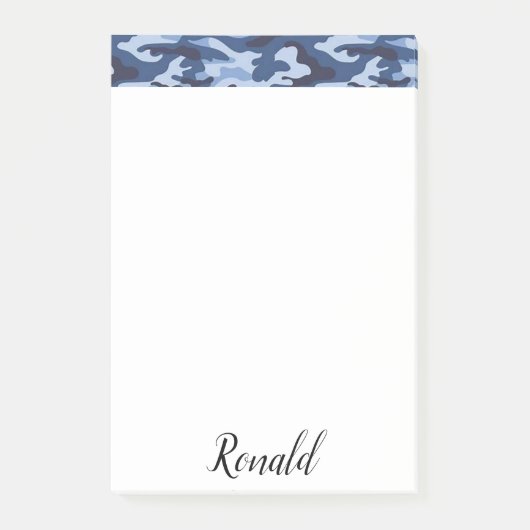 ポストイット ノーツ ブルー アーミー (正面)