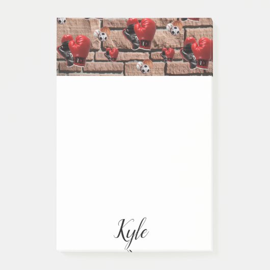 ポストイット・ノーツ ボクシング・グローブ ポストイット (正面)