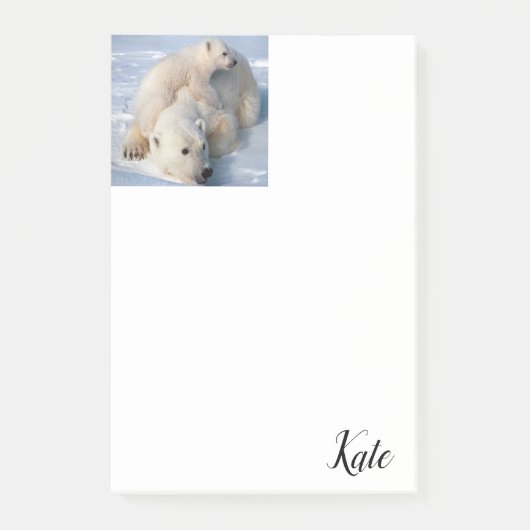 ポストイット ノート ぷよぷよ クマ (正面)