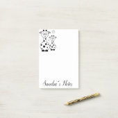 ポストイット ノート カラーリング キリン (デスク上)