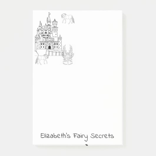 ポストイット ノート カラー フェアリー キャッスル (正面)