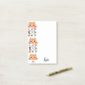 ポストイット ノート キッテン ワイムシカル キャット (デスク上)