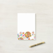 ポストイット ノート ハッピー バースデー ピザ (デスク上)