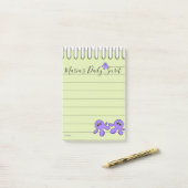 ポストイット ノート パープル オクトパス (デスク上)