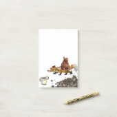 ポストイット ノート フォックス マウス ワーム (デスク上)