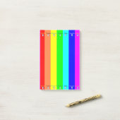 ポストイット ノート 曜日 ストライプ ペンギン (デスク上)