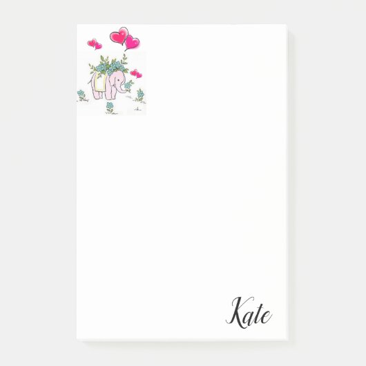 ポストイット ノート 象 (正面)