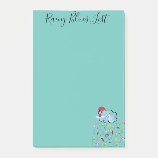 ポストイット ノート 雲傘 (正面)