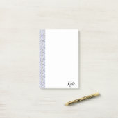 ポストイット ノート 青 緑 (デスク上)