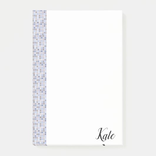 ポストイット ノート 青 緑 (正面)