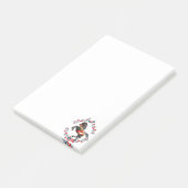 ポストイット ノート 馬 花柄 (アングル)