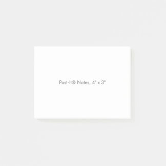 ポストイット®ノート、4" x 3" ポストイット