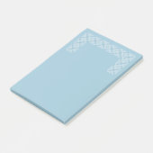 ポストイット(lrg) – 青で織り込まれたダイヤモンド ポストイット (アングル)