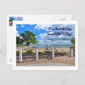 ポストインベイの美しい一日だ ポストカード (正面/裏面)