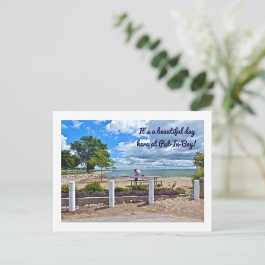 ポストインベイの美しい一日だ ポストカード (スタンド正面)