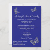 ポストウェディングレセプショントロピカルビーチテーマ招待状 招待状 (裏面)