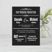 ポストウェディングレセプション招待状 – シアタースタイル 招待状 (スタンド正面)