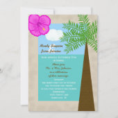 ポストウェディングレセプション招待状- – トロピカル 招待状 (正面)