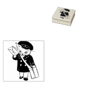 ポストオフィスのキャットスタンプ ラバースタンプ (押印)