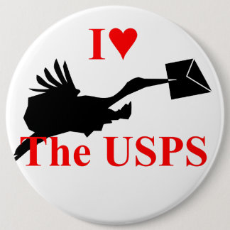 ポストオフィスのボタンが大好き 缶バッジ