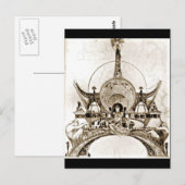 ポストカクラシックージ – ミュシャ/ヴィンテージ – アルフォンス ポストカード (正面/裏面)