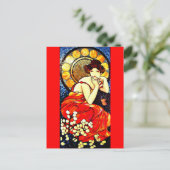 ポストカクラシックージ – ヴィンテージ – アルフォンスミュシャ59 ポストカード (スタンド正面)