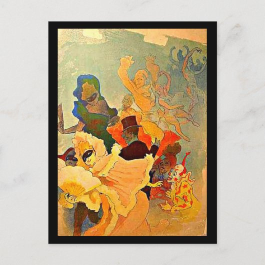 ポストカクラシックージ – ヴィンテージ – ジュールシェレ21 ポストカード (正面)