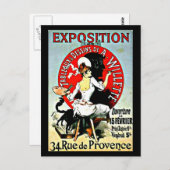 ポストカクラシックージ – ヴィンテージ – ジュールチェレ12 ポストカード (正面/裏面)