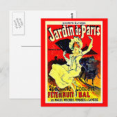 ポストカクラシックージ – ヴィンテージ – ジュールチェレ35 ポストカード (正面/裏面)