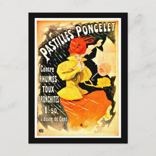 ポストカクラシックージ – ヴィンテージ – ジュールチェレ44 ポストカード (正面)