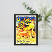 ポストカクラシックージ・ヴィンテージ・ジュール・チェレ13 ポストカード (スタンド正面)