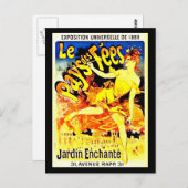 ポストカクラシックージ・ヴィンテージ・ジュール・チェレ13 ポストカード (正面/裏面)