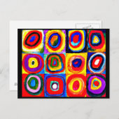 ポストカクラシックージ/ヴィンテージ – ワッシリーカンディンスキー18 ポストカード (正面/裏面)