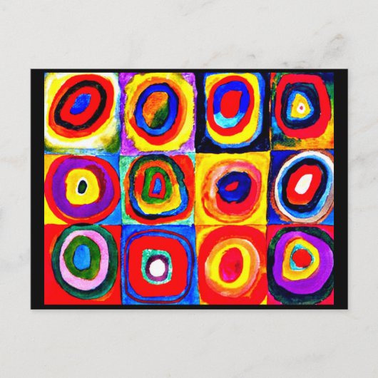 ポストカクラシックージ/ヴィンテージ – ワッシリーカンディンスキー18 ポストカード (正面)