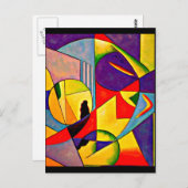 ポストカクラシックージ/ヴィンテージ – ワッシリーカンディンスキー26 ポストカード (正面/裏面)