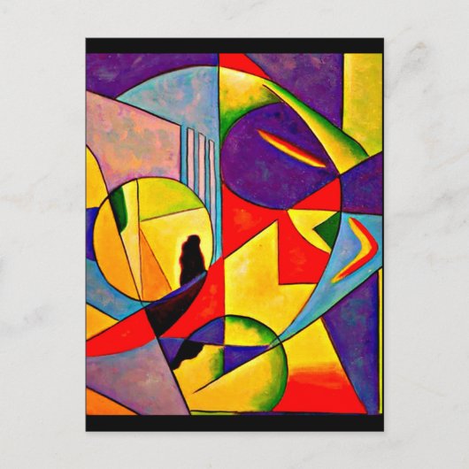 ポストカクラシックージ/ヴィンテージ – ワッシリーカンディンスキー26 ポストカード (正面)