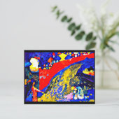 ポストカクラシックージ/ヴィンテージ – ワッシリーカンディンスキー27 ポストカード (スタンド正面)