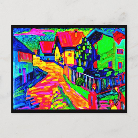 ポストカクラシックージ/ヴィンテージ – ワッシリーカンディンスキー28 ポストカード (正面)