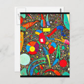 ポストカクラシックージ/ヴィンテージ – ワッシリーカンディンスキー37 ポストカード (正面/裏面)