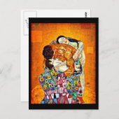 ポストカクラシックージ – ヴィンテージ-Gustavクリムト13 ポストカード (正面/裏面)