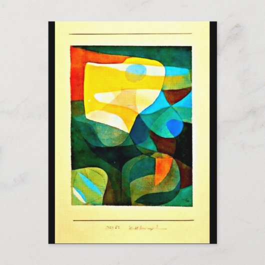 ポストカクラシックード/ヴィンテージ – ポール・クレー59 ポストカード (正面)