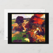 ポストカクラシックード/ヴィンテージ – ポール・ゴーギャン16 ポストカード (正面/裏面)