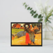 ポストカクラシックード/ヴィンテージ – ポール・ゴーギャン18 ポストカード (スタンド正面)