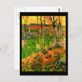 ポストカクラシックード/ヴィンテージ – ポール・ゴーギン15 ポストカード (正面/裏面)