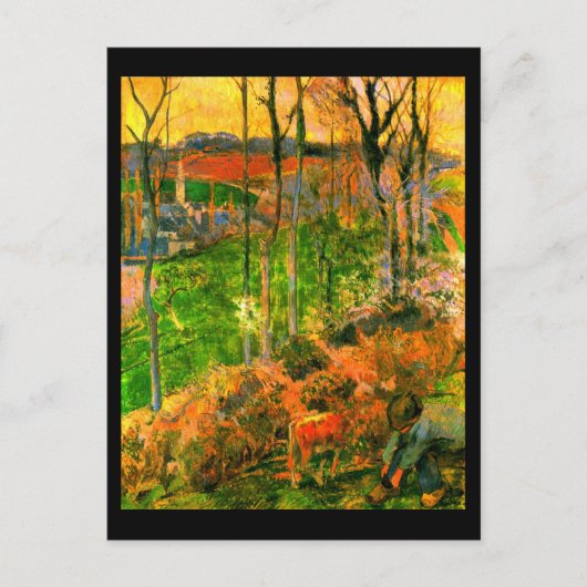 ポストカクラシックード/ヴィンテージ – ポール・ゴーギン15 ポストカード (正面)